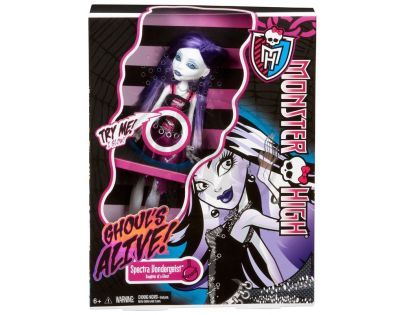 Monster High Y0421 Oživlá příšerka - Spectra Vondergeist