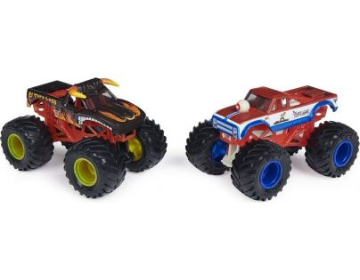 Monster Jam Sběratelská auta dvojbalení 1:64 El Toro Loco a Cyclops