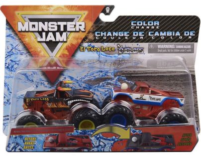 Monster Jam Sběratelská auta dvojbalení 1:64 El Toro Loco a Cyclops