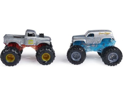 Monster Jam Sběratelská auta dvojbalení 1:64 Grave Digger a Grave Digger