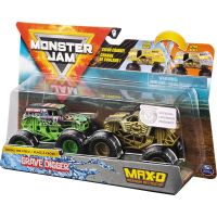 Monster Jam Sběratelská auta dvojbalení 1:64 Grave digger a Max-D 5