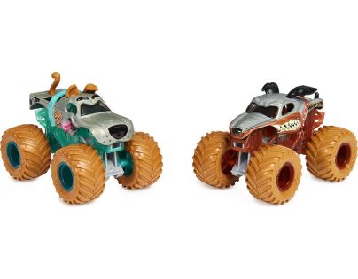 Monster Jam Sběratelská auta dvojbalení 1:64 Monster Mutt Scooby-Doo