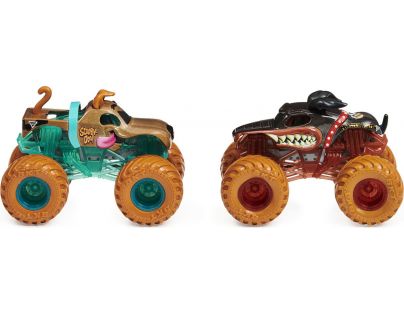 Monster Jam Sběratelská auta dvojbalení 1:64 Monster Mutt Scooby-Doo