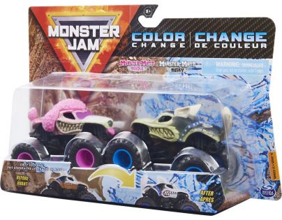 Monster Jam Sběratelská auta dvojbalení 1:64 Poodle a Husky