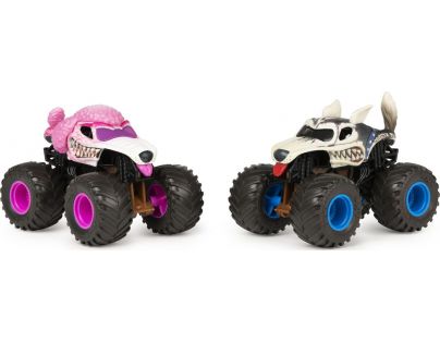 Monster Jam Sběratelská auta dvojbalení 1:64 Poodle a Husky