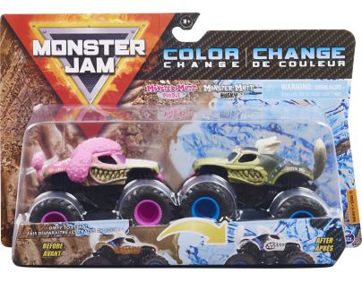 Monster Jam Sběratelská auta dvojbalení 1:64 Poodle a Husky