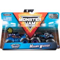 Monster Jam Sběratelská auta dvojbalení 1:64 Son-uva Tigger a Mohawk Warrior 4