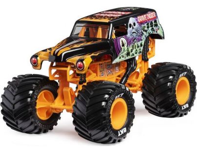 Monster Jam Sběratelská Die-Cast auta 1 : 24 Grave Digger oranžová konstrukce