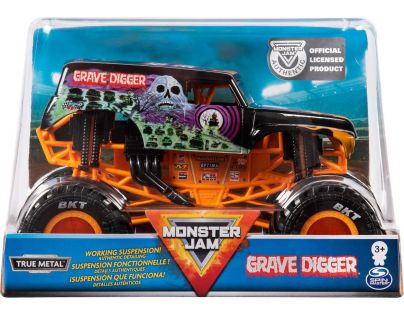 Monster Jam Sběratelská Die-Cast auta 1 : 24 Grave Digger oranžová konstrukce
