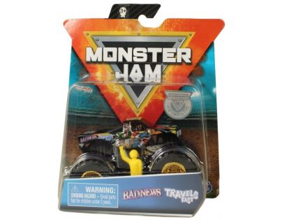 Monster Jam Sběratelská Die-Cast auta 1:64 Badnews Travels Fast
