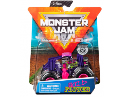 Monster Jam Sběratelská Die-Cast auta 1:64 Wild Flower