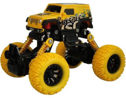 HM Studio Monster pull back auto 1:43 žlutý