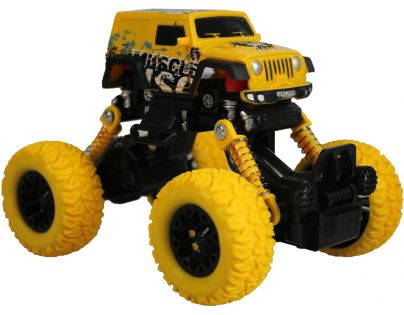HM Studio Monster pull back auto 1:43 žlutý