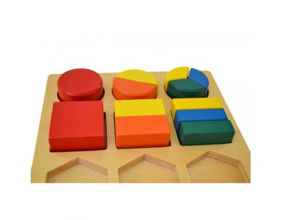 Montessori Geometrický tác