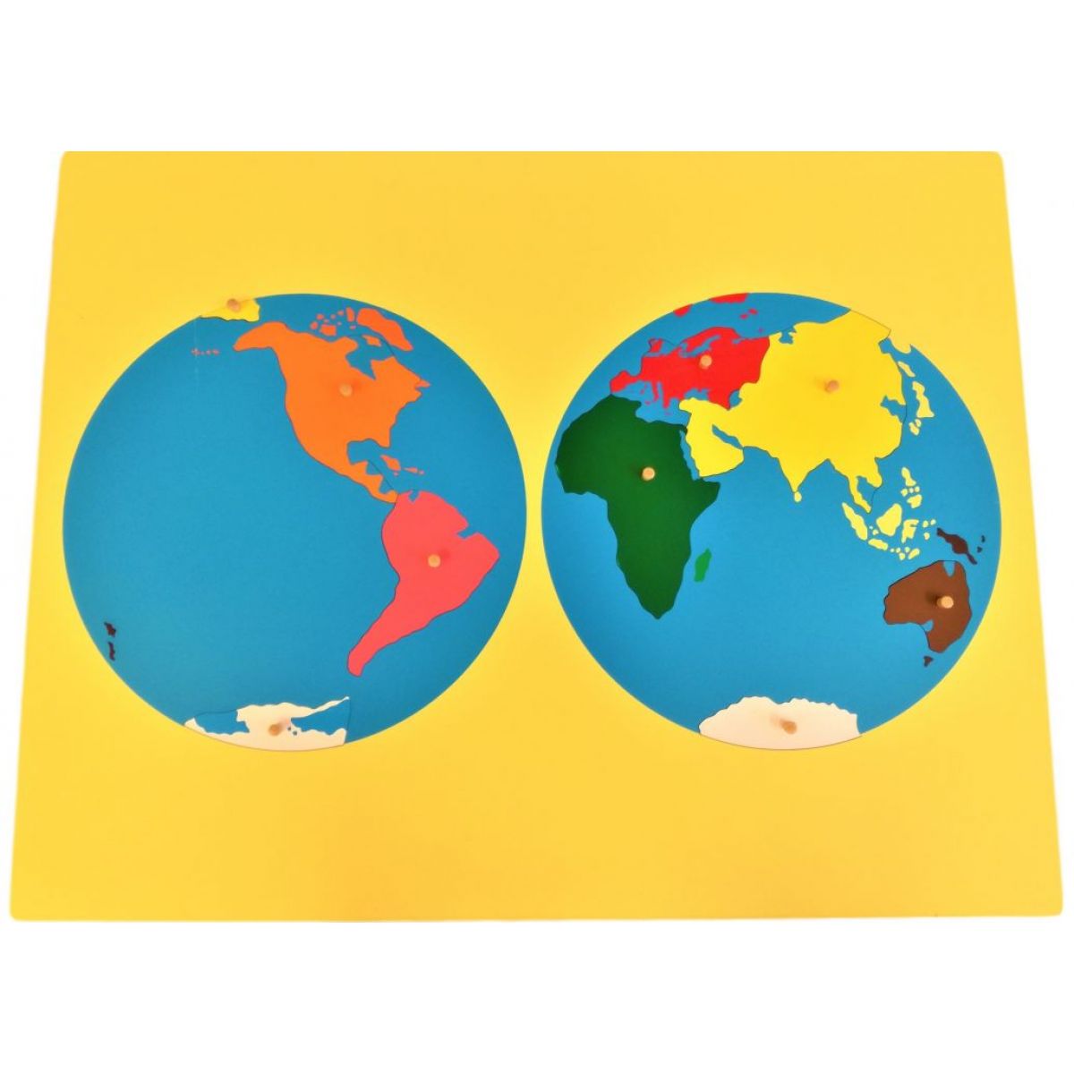 Montessori Puzzle Mapa Světa bez rámečku