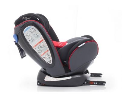 More Werdu 0123 Isofix oboustranný 0-36 kg Bl. Red Grey