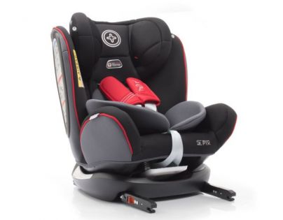 More Werdu 0123 Isofix oboustranný 0-36 kg Bl. Red Grey