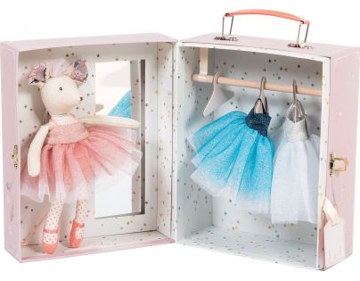 Moulin Roty Balerína s garderobou v kufříku