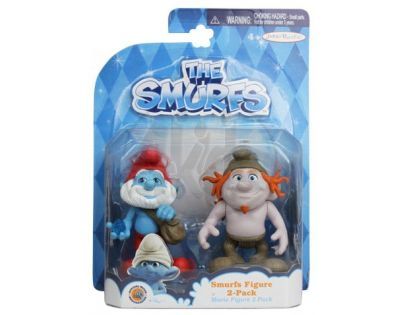 Šmoulové 2-pack - Taťka Šmoula a Hackus