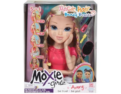 Moxie Girlz Magické vlasy Česací hlava