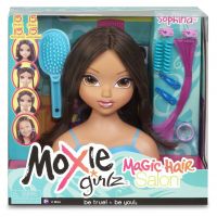 Moxie Girlz Mini Česací hlava - Brunetka 3