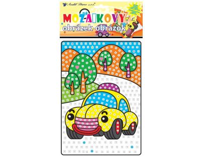 Anděl Mozaika Dopravní prostředky 23 x 16 cm Auto