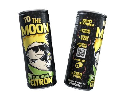 Mr. Moon ovocný nealkoholický nápoj s Aloe Vera a Citrón - 0,25ml