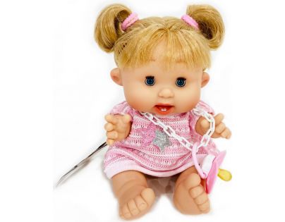 Nines Pepotes Mrkací plaváček 26 cm s vlásky 32804 Nines Pepotes Mrkací plaváček 26 cm s vlásky 32804