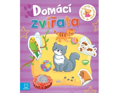 Mrňous si hraje a nalepuje. Domácí zvířata