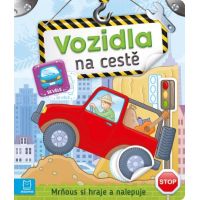 Mrňous si hraje a nalepuje. Vozidla na cestě