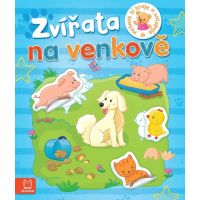 Mrňous si hraje a nalepuje. Zvířata na venkově