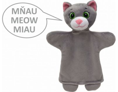 MÚ Brno Kočka 26 cm zvukový maňásek