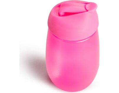 Munchkin Hrneček s brčkem Simple Clean 296 ml růžový