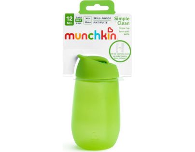 Munchkin Hrneček s brčkem Simple Clean 296 ml zelený