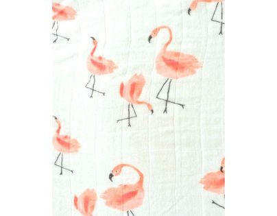 Little Unicorn Mušelínová zavinovací plena Deluxe 120 x 120 cm Pink Ladies