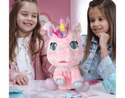 My Baby Unicorn Můj interaktivní jednorožec - Poškozený obal - tmavě růžový