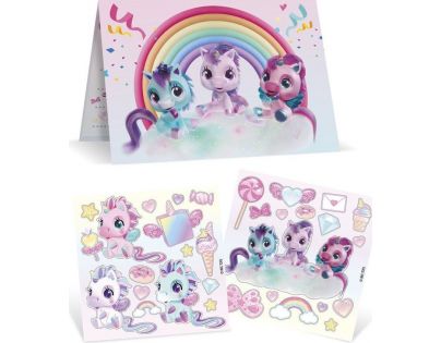 My Baby Unicorn Můj interaktivní jednorožec tmavě růžový