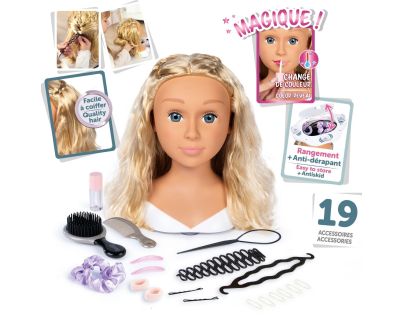 Smoby My Beauty Česací hlava Blond