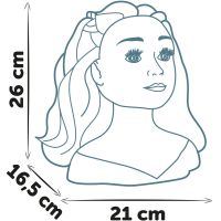 Smoby My Beauty Česací hlava Blond 2