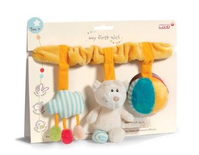 My First Nici Hrazdička na kočárek s medvídkem