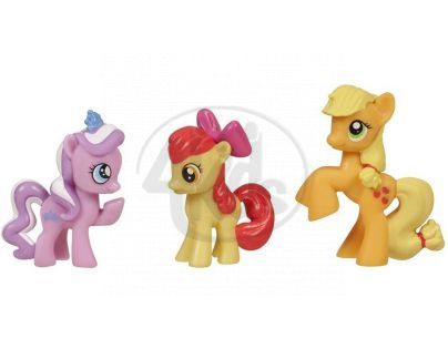 My Little Pony 3 poníci v kolekci - Dazzle Tiara, Apple Bloom, Applejack