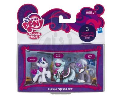 My Little Pony 3 poníci v kolekci - Rarity, Photo Finish, Hoity Toity
