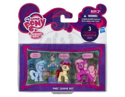 My Little Pony 3 poníci v kolekci - Silver Spoon, Twist-a-loo, Cheerilee