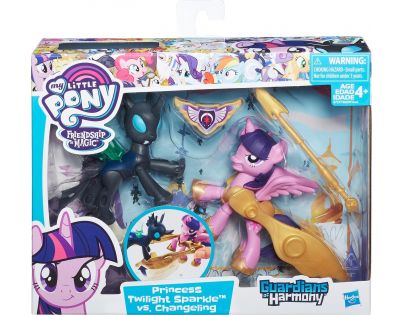 My Little Pony Guardians of harmony 2 poníci Princess Twilight Sparkle vs Changeling