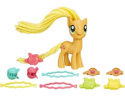 My Little Pony Poník s kadeřnickými doplňky AppleJack
