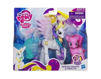 My Little Pony Princezna s kamarádkou a doplňky - Celestina a Pinkie Pie