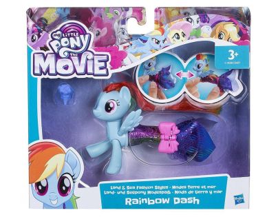 My Little Pony Proměňující se poník 7,5 cm s doplňky Rainbow Dash