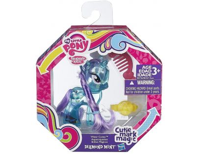 My Little Pony Průhledný poník s třpytkami a doplňkem - Diamond Mint