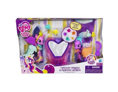 My Little Pony sada s křišťálovými doplňky - Twilight Sparkle a Cadance