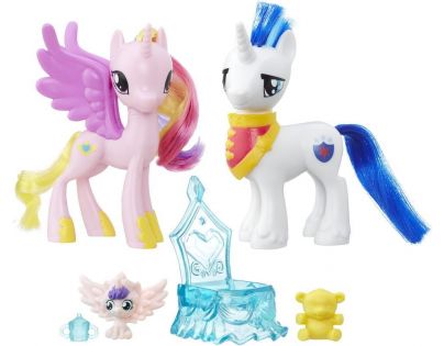 My Little Pony Set 2 poníků s doplňky Princess Cadance a Shining Armor